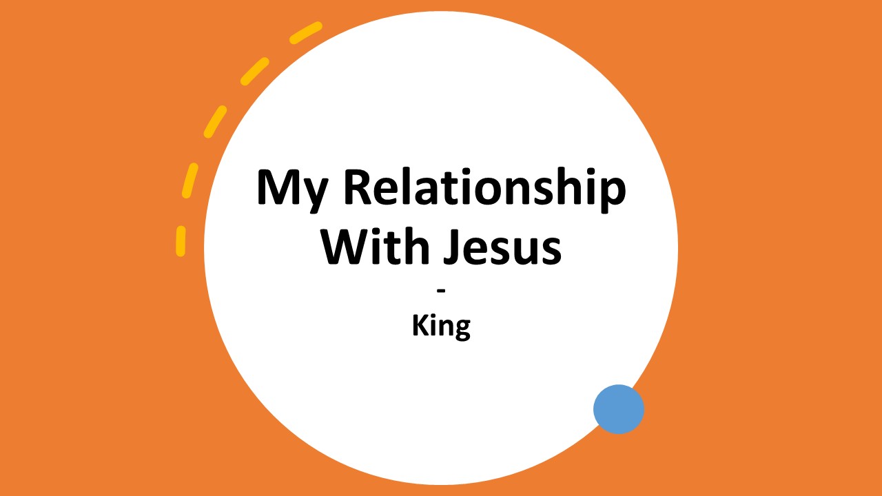 My Relationship with Jesus as Our King - Part 2